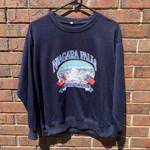 Niagara falls black long sleeve